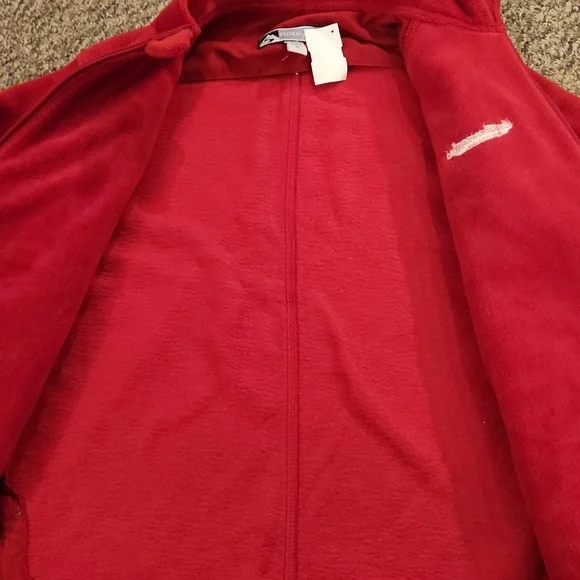 NWT Women's Storm Creek Quilted Red Fleece Jacket Size S - Picture 7 of 9